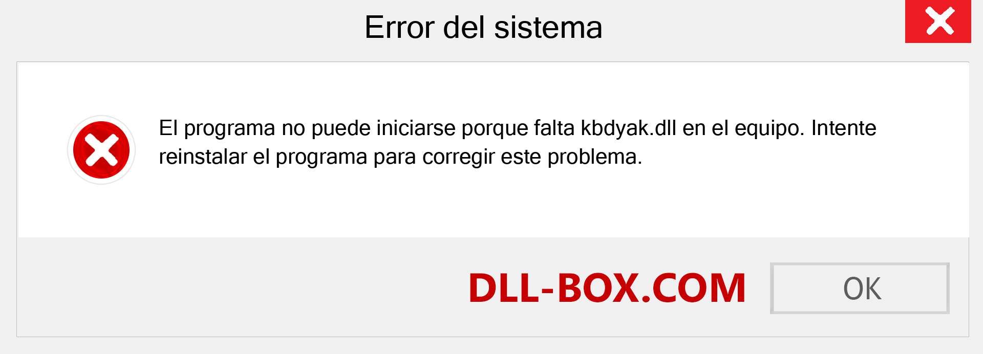 ¿Falta el archivo kbdyak.dll ?. Descargar para Windows 7, 8, 10 - Corregir kbdyak dll Missing Error en Windows, fotos, imágenes