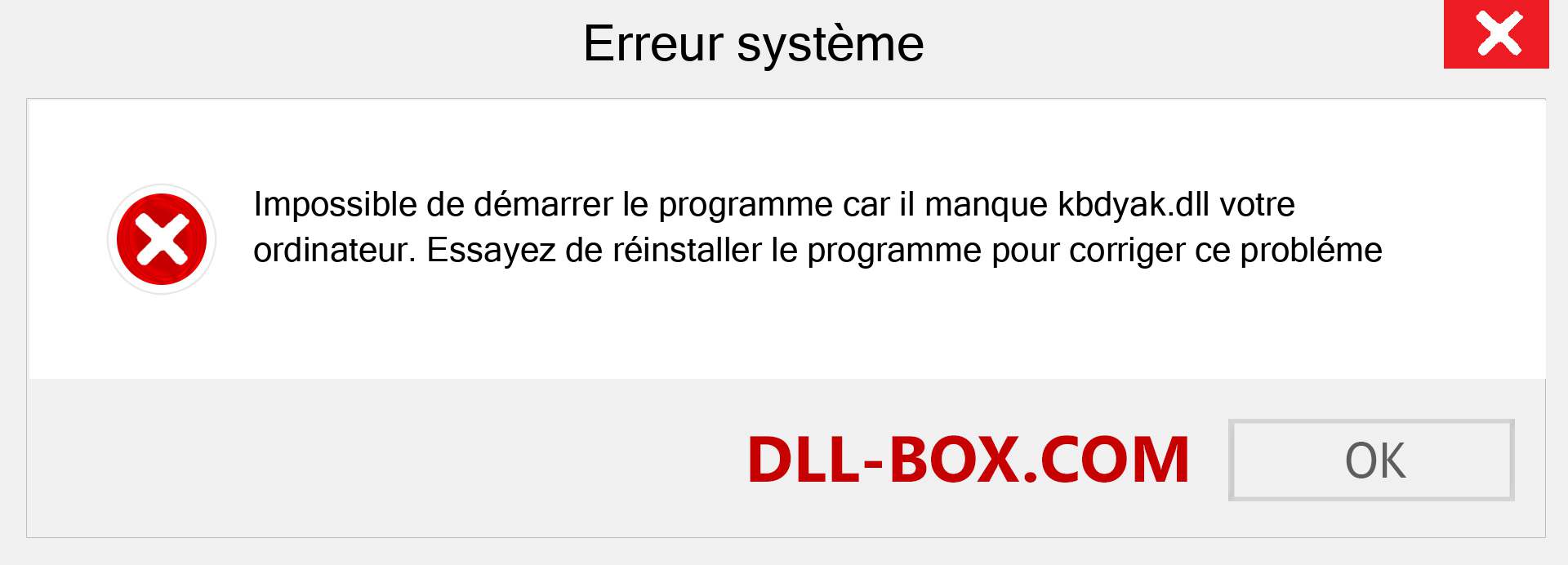 Le fichier kbdyak.dll est manquant ?. Télécharger pour Windows 7, 8, 10 - Correction de l'erreur manquante kbdyak dll sur Windows, photos, images